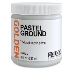 Golden Pastel Ground - Front of 8 oz jar shown