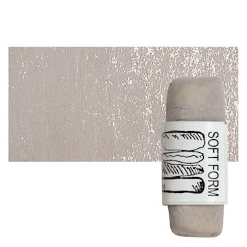 Open in modal - Townsend Artists' Soft Form Pastel - Dark Orange Gray pastel and swatch