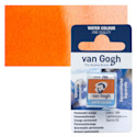 Van Gogh Watercolor Half Pan - Permanent Orange