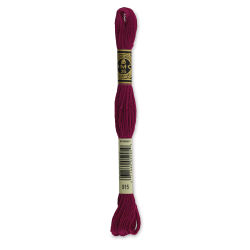 DMC Cotton Embroidery Floss - Dark Plum, 8-3/4 yards (Front of label)
