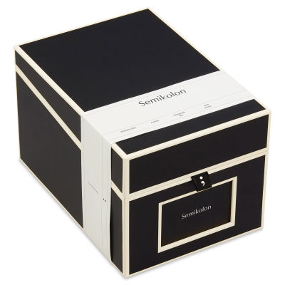 Semikolon Photo Box - Black, Standard (angled top view)