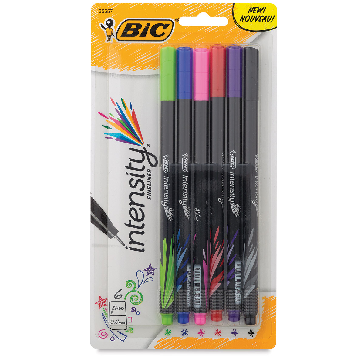 BIC Intensity Fineliner Marker Pen Fine Point Assorted Colors 10 Per Pack 2  Packs, 1 - Dillons Food Stores