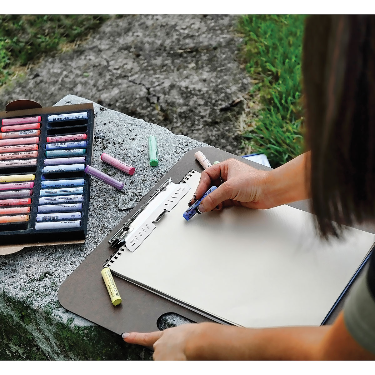 Van Dyke Brown Pastel Chalk Pencil @ Raw Materials Art Supplies