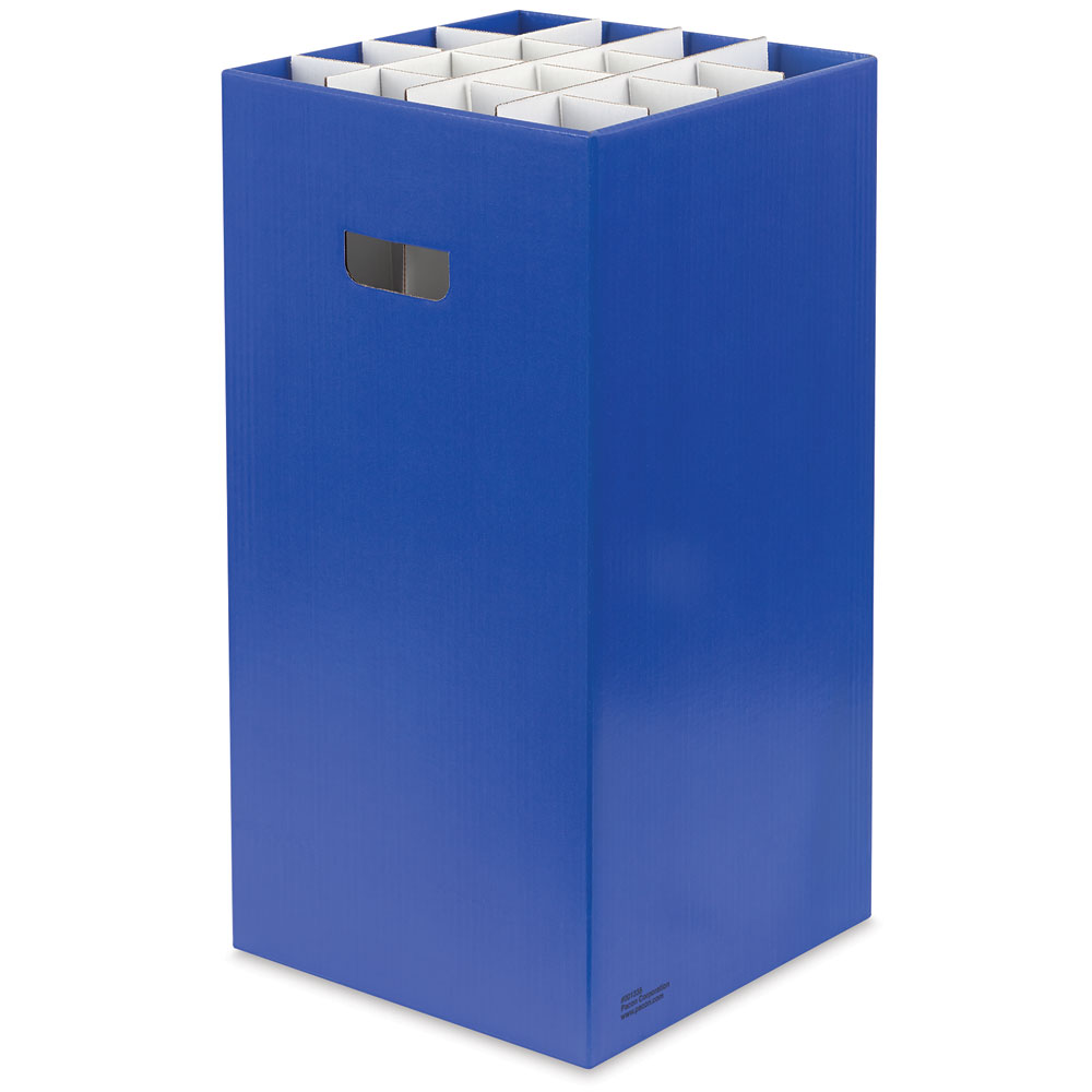 Classroom Keepers Poster & Roll Storage, Blue