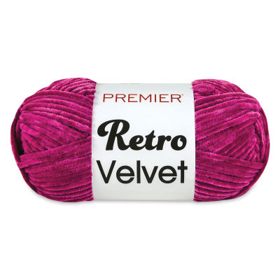 Premier Retro Velvet Yarn - Orchid, skein
