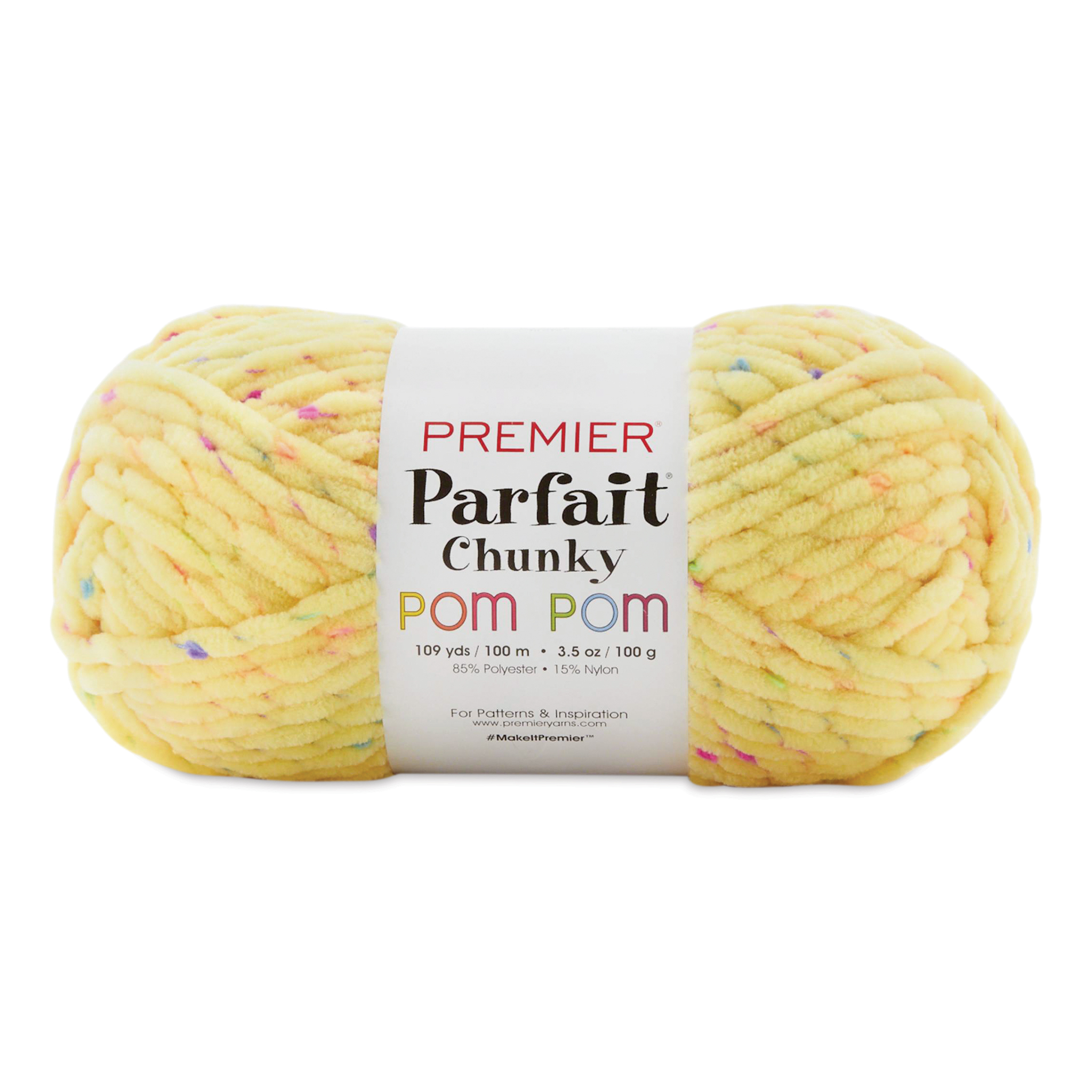 Premier PARFAIT CHUNKY Pom Pom Yarn 3.5oz 109 Yds Choose Color 