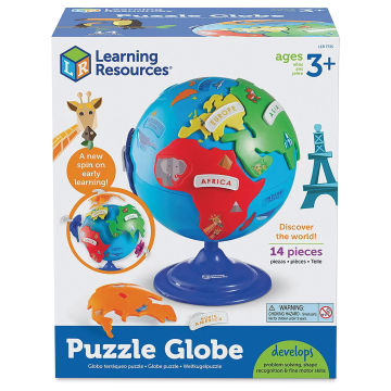 Learning Resources Puzzle Globe front of packaging