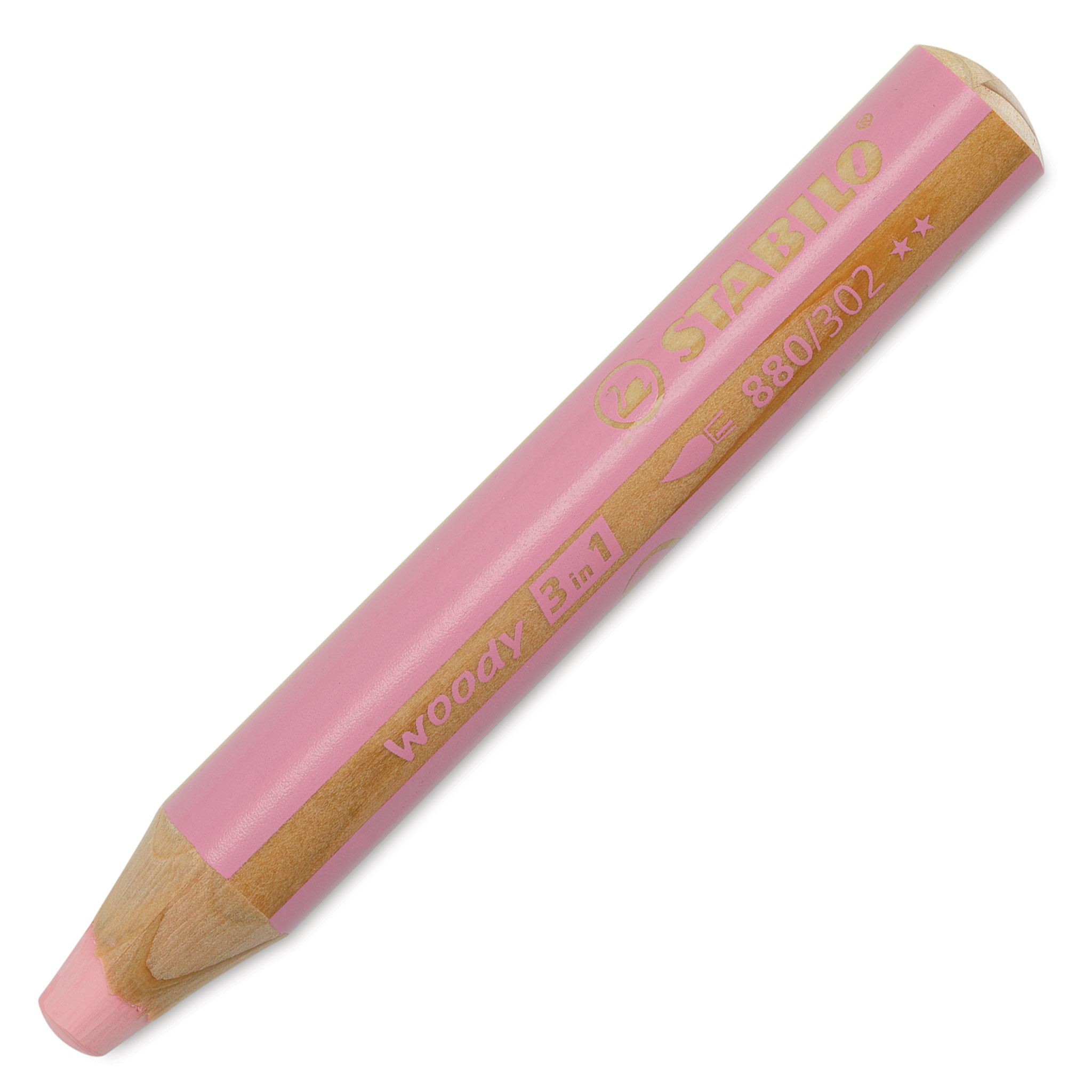 Stabilo Woody 3 in 1 Pencil - Pastel Pink