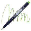 Tombow Fudenosuke Brush Pen - Green Neon, Hard Tip