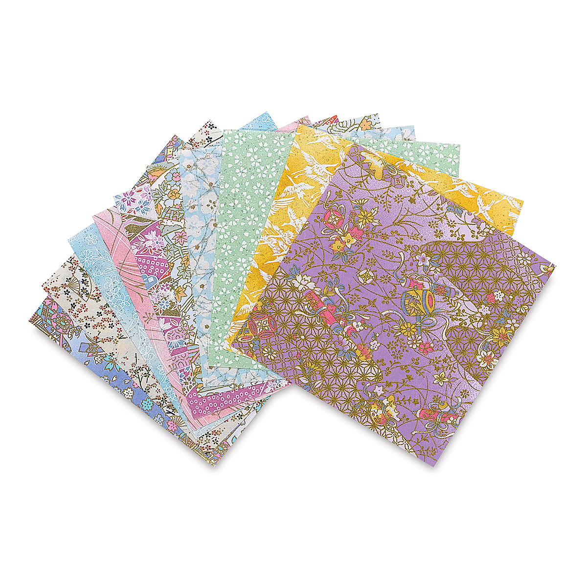 Yasutomo Origami Paper, 5-7/8In, Yuzen Washi