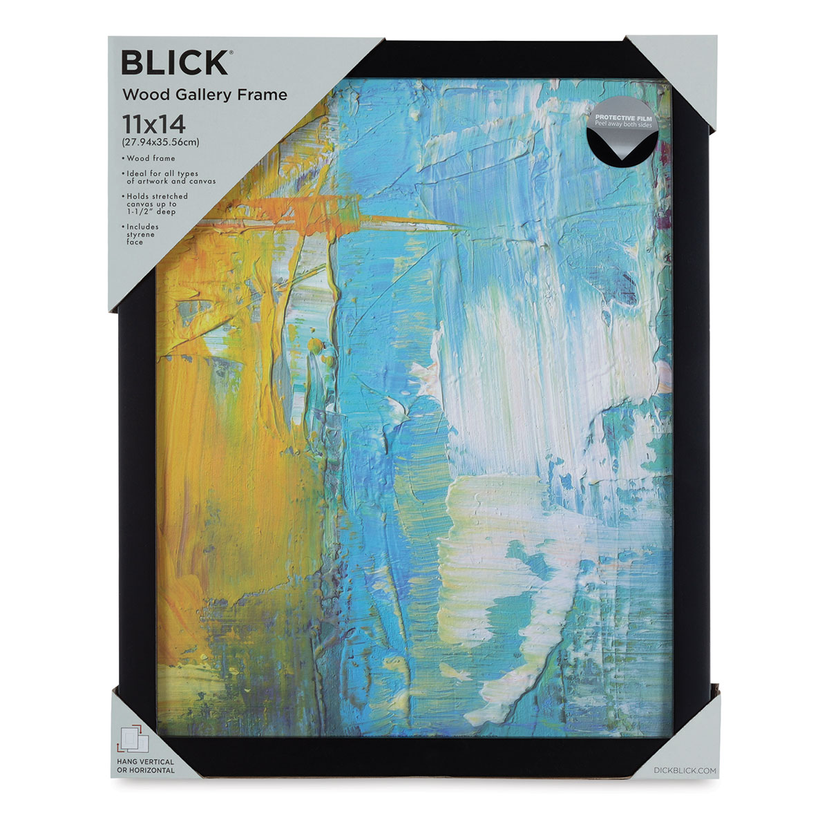 Blick Wood Gallery Frame - Black, 11 x 14