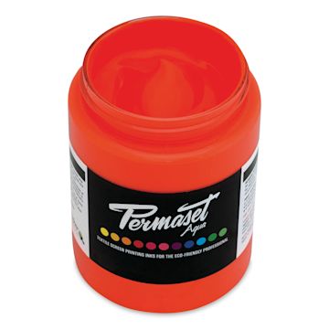 Open in modal - Permaset Aqua Fabric Ink - Glow Orange, 300 ml