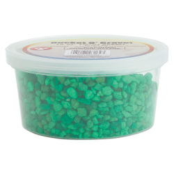 Hygloss Bucket O' Gravel - Neon Green, 1 lb