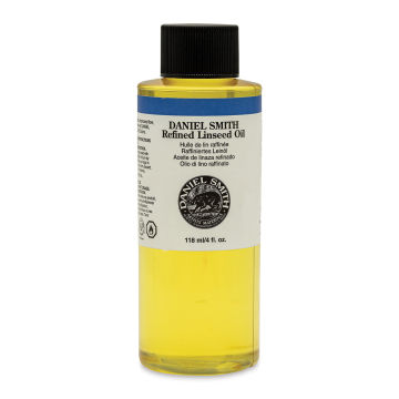 Daniel Smith Refined Linseed Oil - 118 ml, Bottle