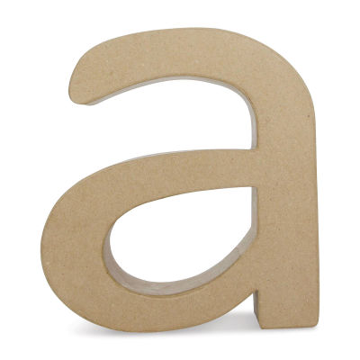 DecoPatch Paper Mache Funny Letter - A, Lowercase, 8-1/2" W x 9" H x 2" D
