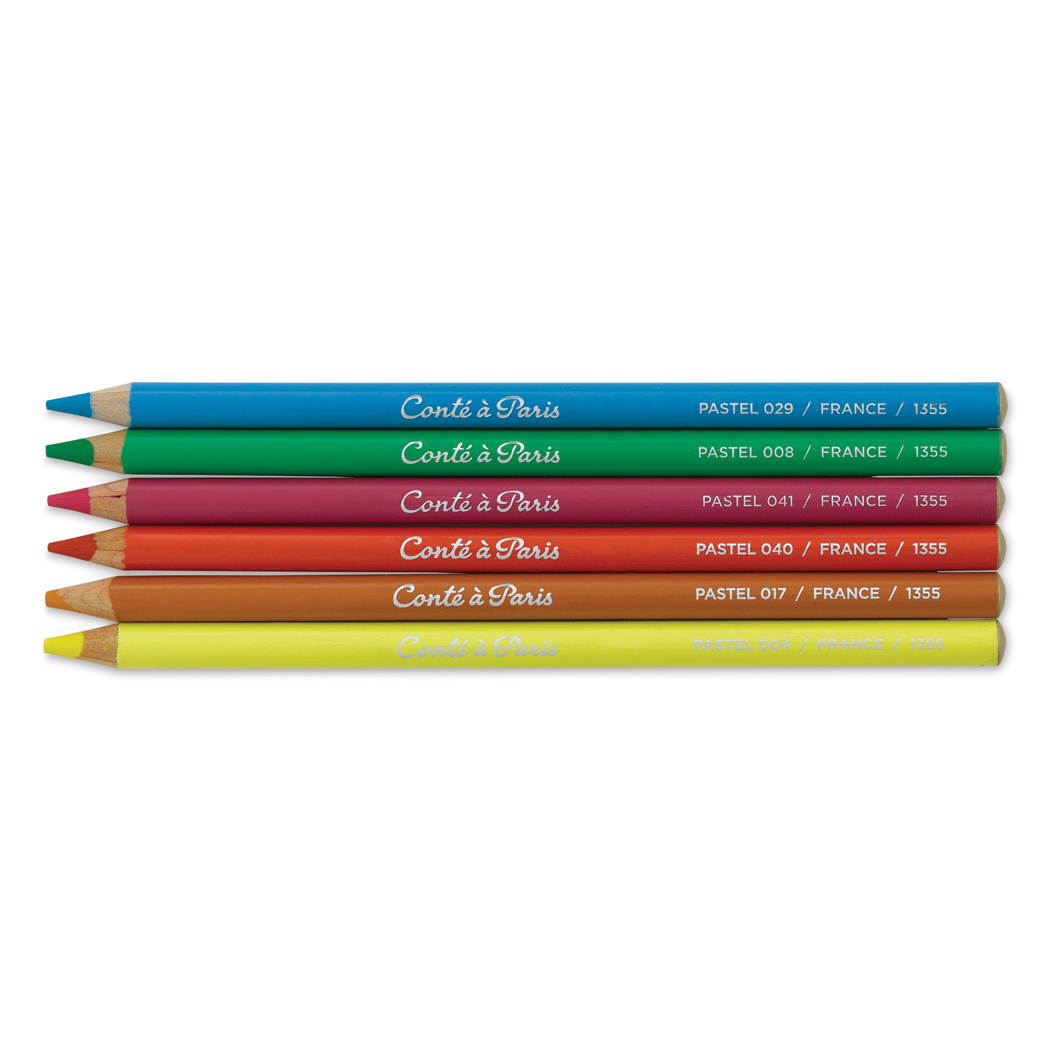 Conté À Paris Pastel Pencils Set of 6, Assorted Colors