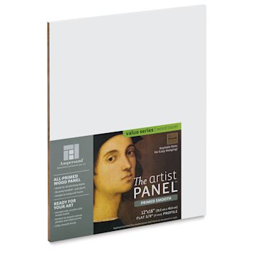 Open in modal - Ampersand Value Series Artist Panel - Smooth, 12" x 16", 3/8" Profile