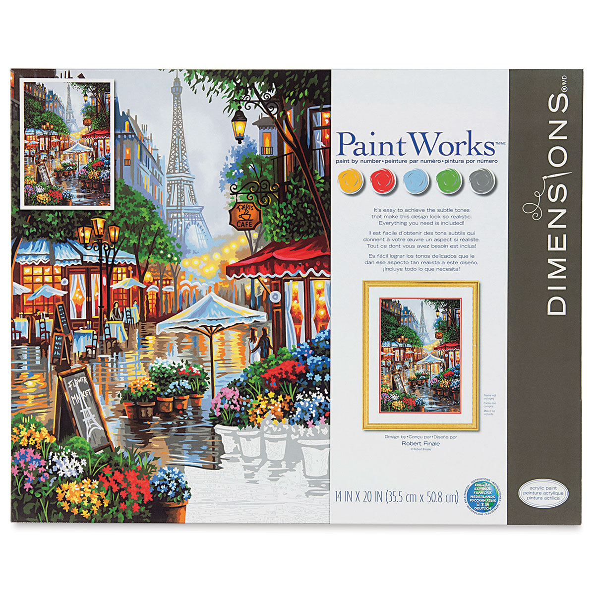 Paint the Town by Numbers Smoky Mountains Kit