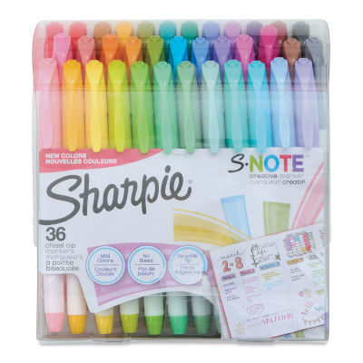 Sharpie 38250PP Assorted 8-Color Chisel Tip Permanent Marker Set