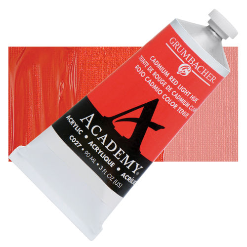 Blick Artists' Acrylic - Cadmium Red Light, 8 oz jar