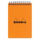 Rhodia Wirebound Pad - Graph, Orange, 4" x 6"