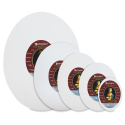 Masterpiece Round and Oval Pro Canvas - Assorted sizes of Canvas shown