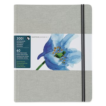 Open in modal - Handbook Journal Co. Watercolor Journal - 8-1/4" x 10-1/2", Portrait, front of the notebook