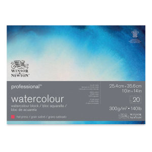 Winsor & Newton Professional Watercolor Block - 10" x 14", Hot Press