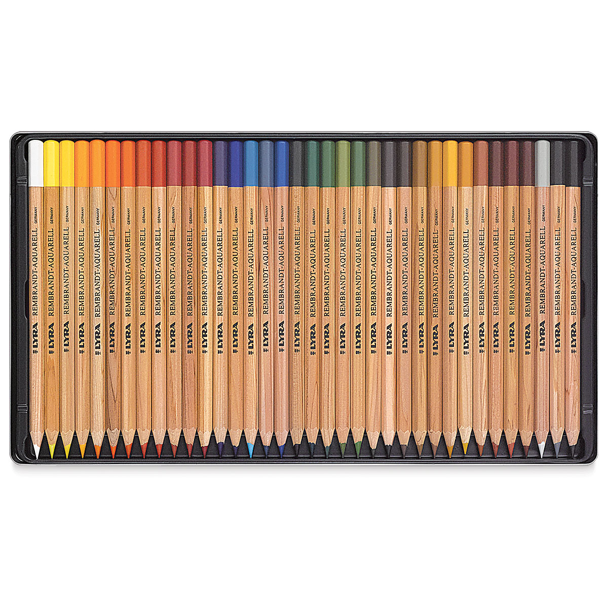 Lyra : Rembrandt Aquarell Water Soluble Colored Pencil Set : Metal