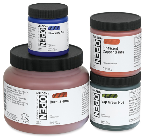 Golden Open Acrylic 1oz Thinner - Wet Paint Artists' Materials and Framing
