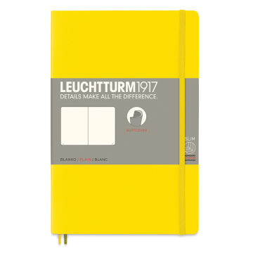 Leuchtturm1917 Blank Softcover Notebook - Lemon, 5" x 7-1/2"