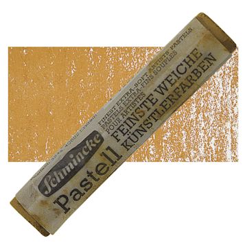 Open in modal - Schmincke Soft Pastel - Brown Ochre D pastel and swatch