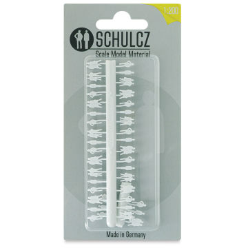 Schulcz Scale Model Figures - Silhouette, Pkg of 40, 1:200, 1/16" (front of package)