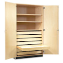 Diversified Spaces Paper Storage Cabinet - Maple