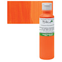 Tri-Art Liquid Artist Acrylics - Transparent Permanent Orange, 120 ml bottle