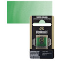 Rembrandt Watercolor Half Pan - Permanent Green