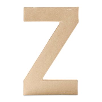 Park Lane Paper Mache Letter - Z, Uppercase, 8