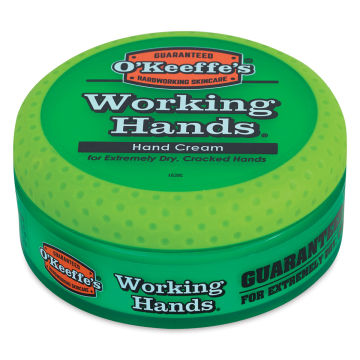 O'Keeffe's Working Hands Hand Cream - Angled view of closed Jar
