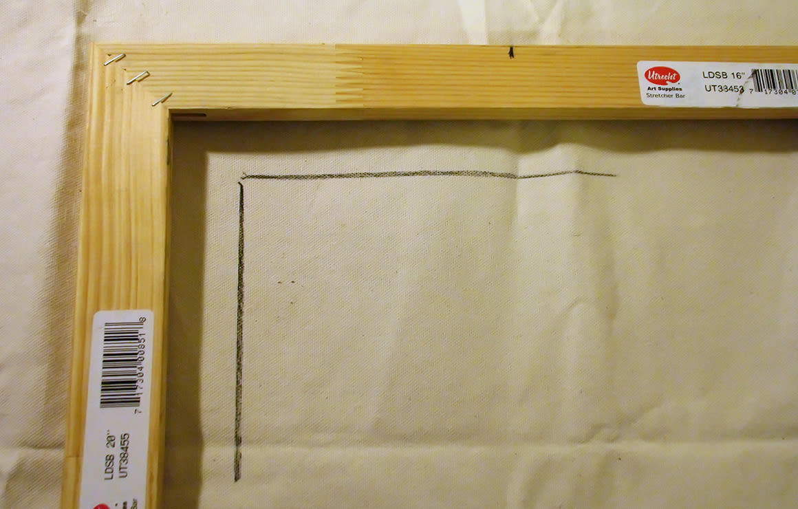 Stretching Canvas on the Bias BLICK Art Materials