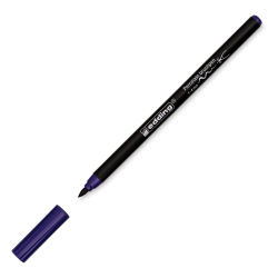 Edding 4200 Series Porcelain Brush Pen - Violet (Cap off)