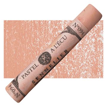 Open in modal - Sennelier Soft Pastel - Venetian Red 094 pastel and swatch