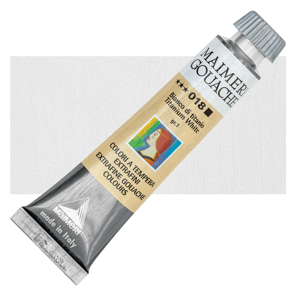 Maimeri Artist Gouache - Titanium White, 20 ml tube