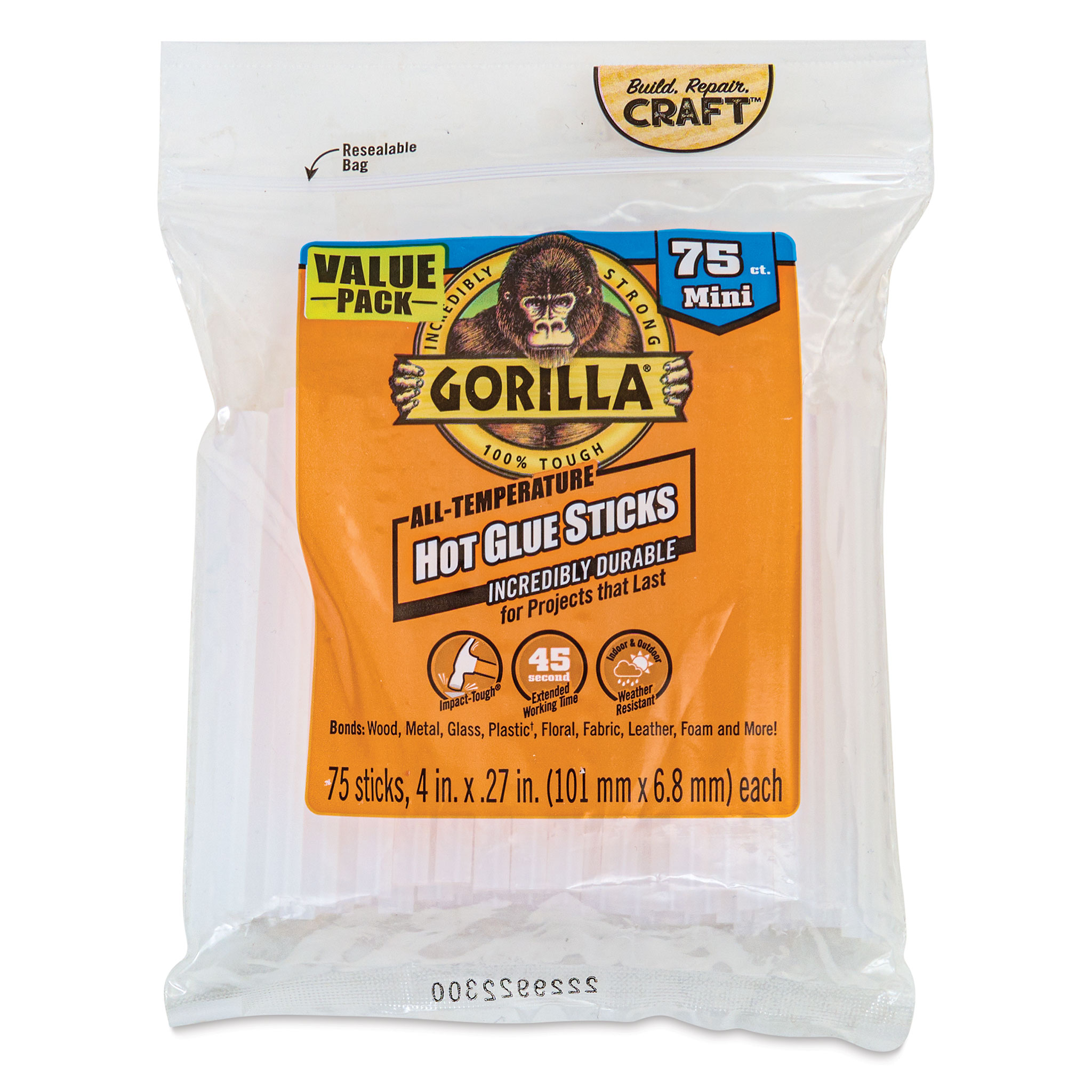 Gorilla Glue All-Temp Mini Hot Glue Sticks