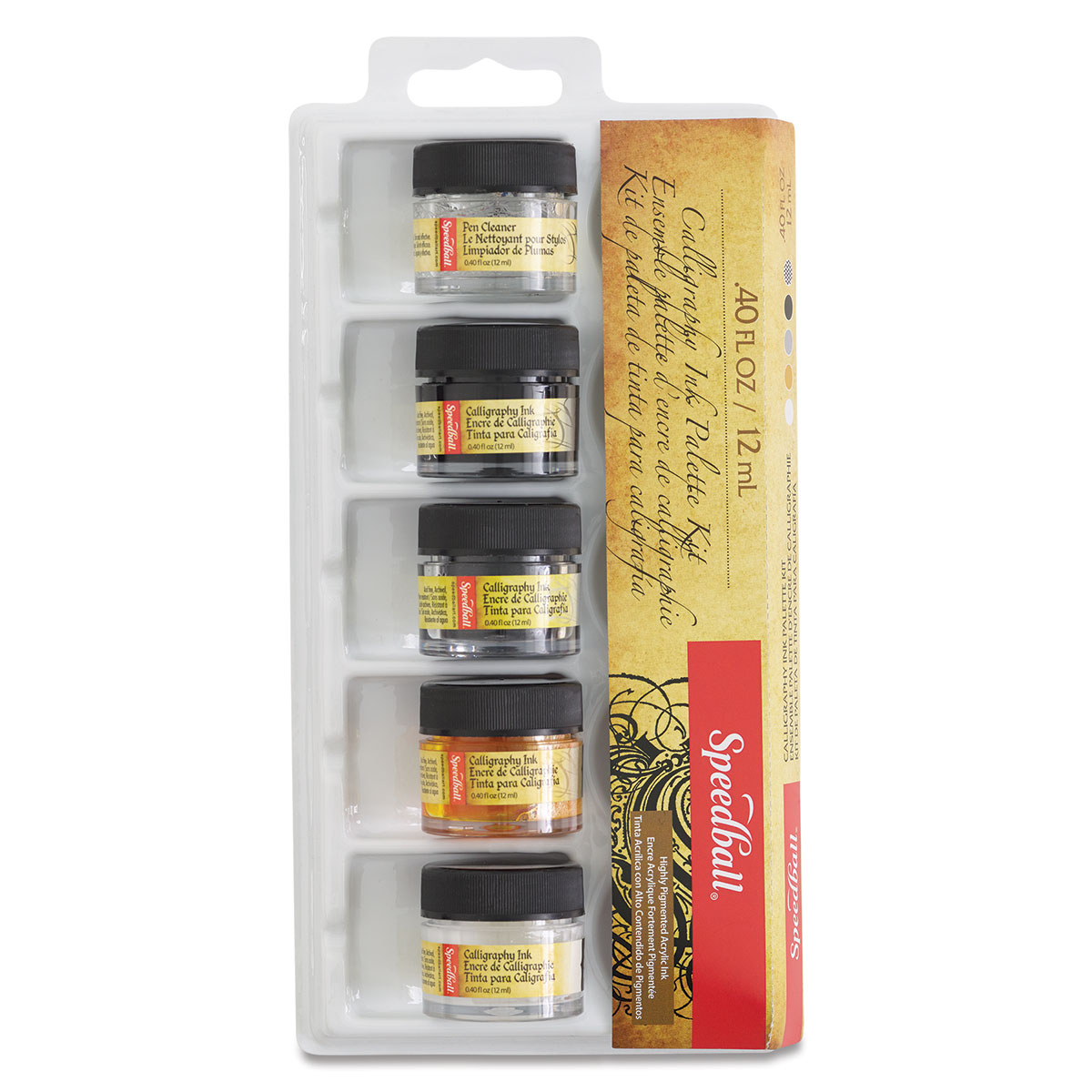 Speedball Calligraphy Pigmented Acrylic Ink Set, 10 pc - The Art  Store/Commercial Art Supply