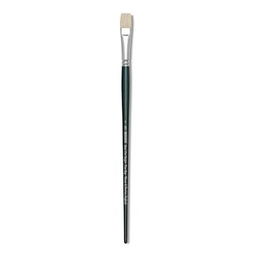 Open in modal - Winsor & Newton Winton Hog Bristle Brush - Bright, Long Handle, Size 8