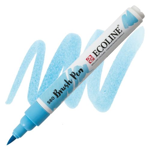 Ecoline Talens 5 Brush Pens Green Blue