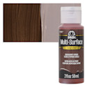FolkArt Multi-Surface Acrylic Paint - Burnt Umber, 59 ml
