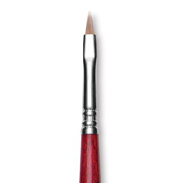 Open in modal - Escoda Opera Takatsu Synthetic Brush - Bright, Long Handle, Size 4 close up
