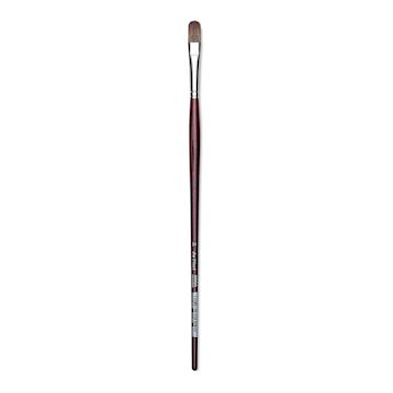 Open in modal - Da Vinci Grigio Synthetic Brush - Filbert, Long Handle, Size 10