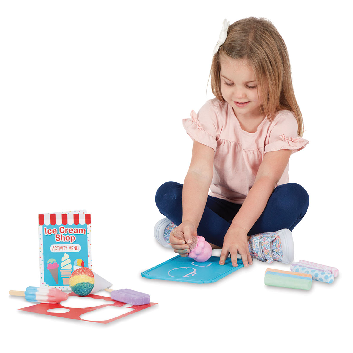 Melissa & Doug Ice Cream Shop Chalk Play Set | BLICK Art Materials